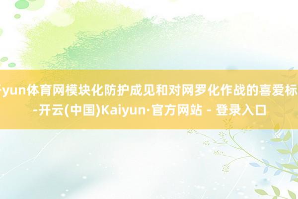 开yun体育网模块化防护成见和对网罗化作战的喜爱标明-开云(中国)Kaiyun·官方网站 - 登录入口